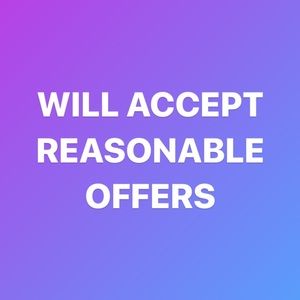 ✨✨!!! WILL ACCEPT REASONABLE OFFERS!!!✨✨